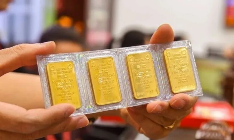 Giá vàng trong nước biến động trái chiều