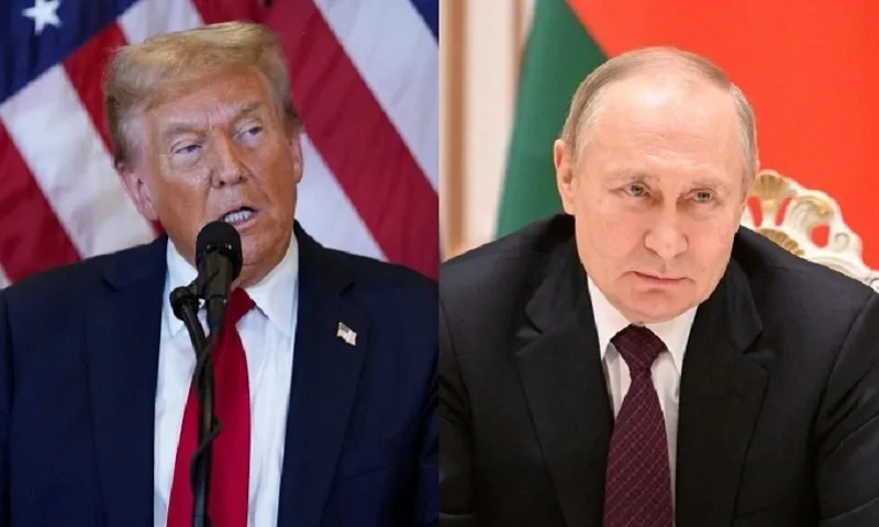 Ông Donald Trump và ông Vladimir Putin điện đàm giữa khủng hoảng Ukraine leo thang