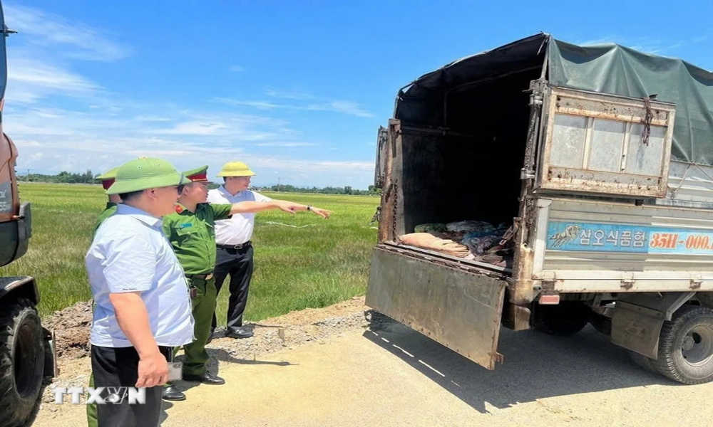 Hà Tĩnh: Bắt xe tải chở hơn 1.000kg nội tạng không rõ nguồn gốc