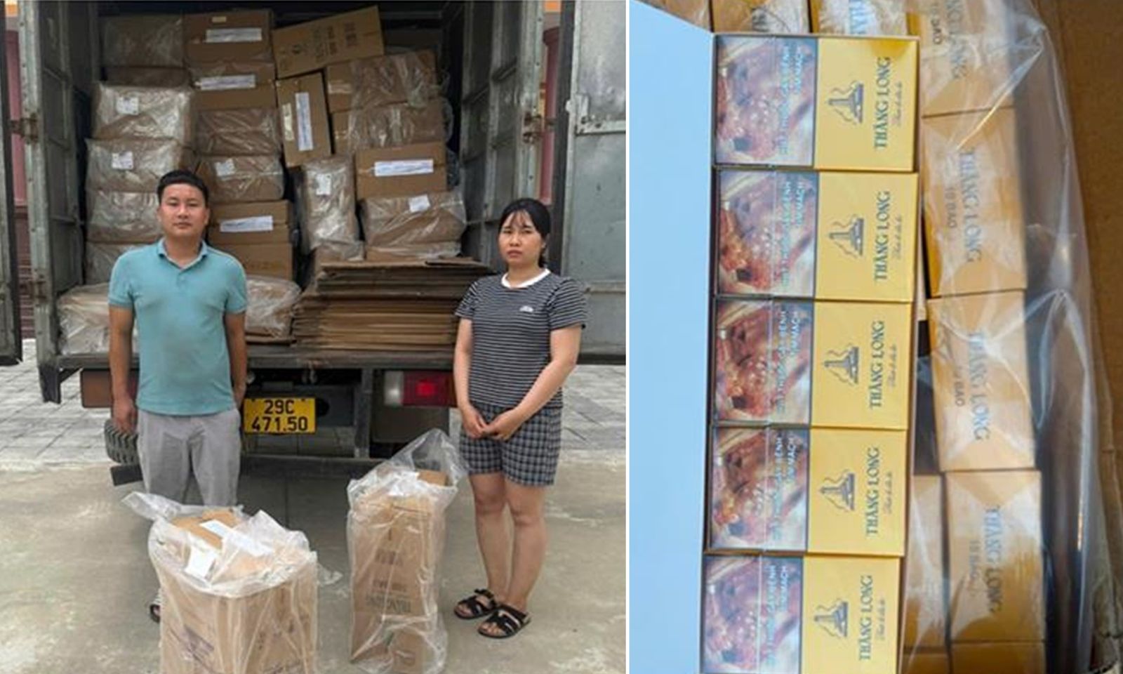 Triệt phá đường dây buôn bán thuốc lá Thăng Long giả qua mạng