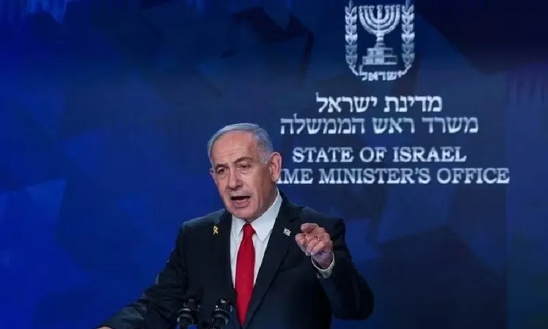 Thủ tướng Israel Netanyahu - Ảnh Reuters