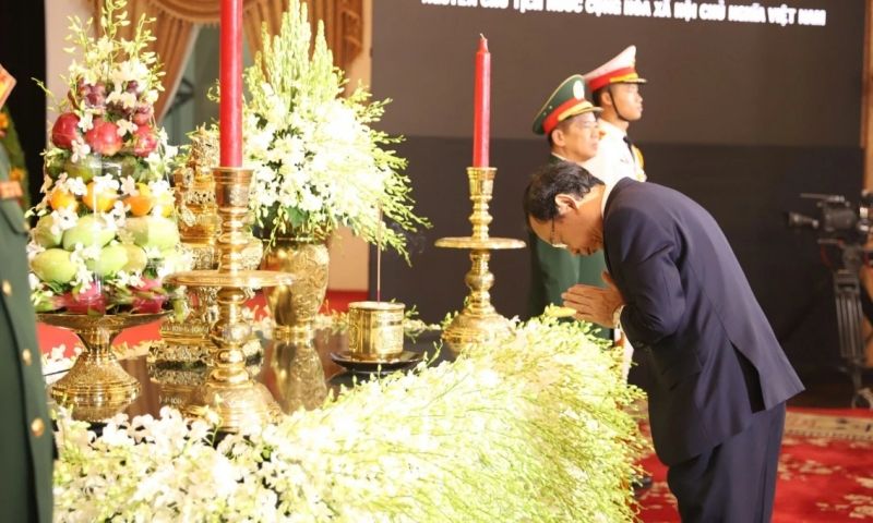 Lễ viếng nguyên Chủ tịch nước Trần Đức Lương tại TPHCM trang nghiêm, xúc động