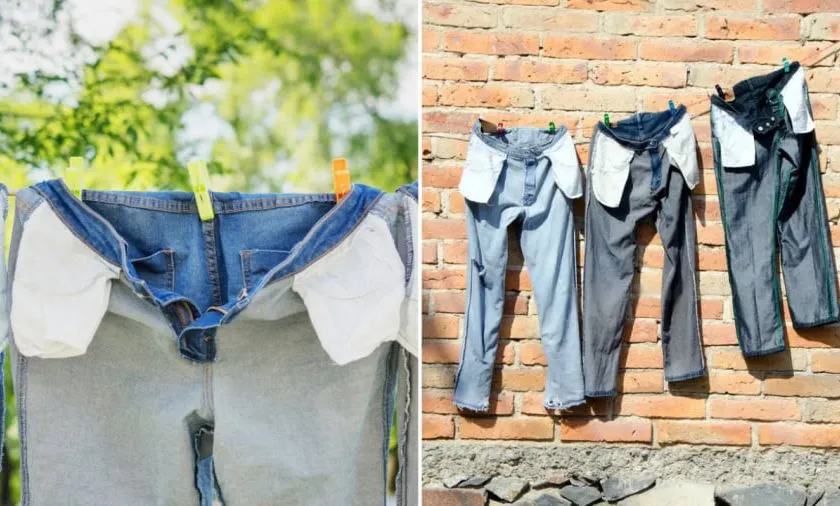 Lộn trái quần áo trước khi giặt, phơi giúp tăng độ bền và giữ màu sắc lâu hơn
