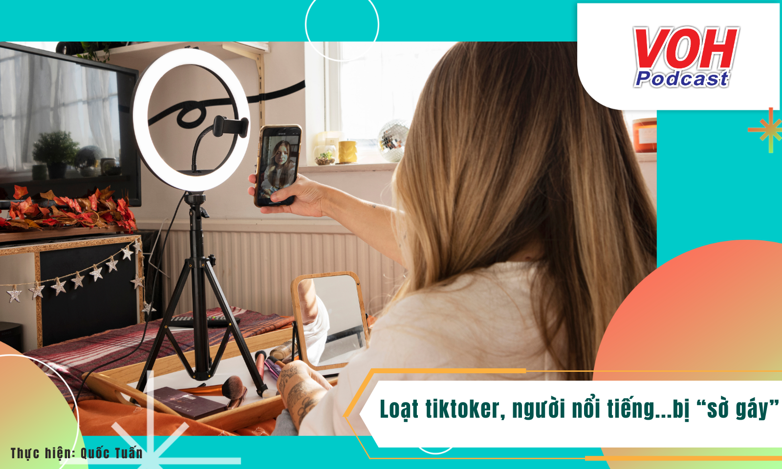 Loạt tiktoker bị sờ gáy