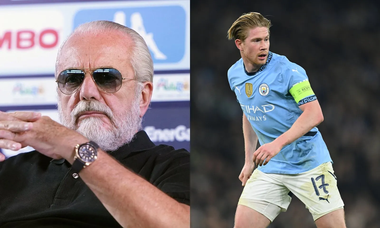 Chủ tịch Napoli tiết lộ một điều, De Bruyne muốn là được