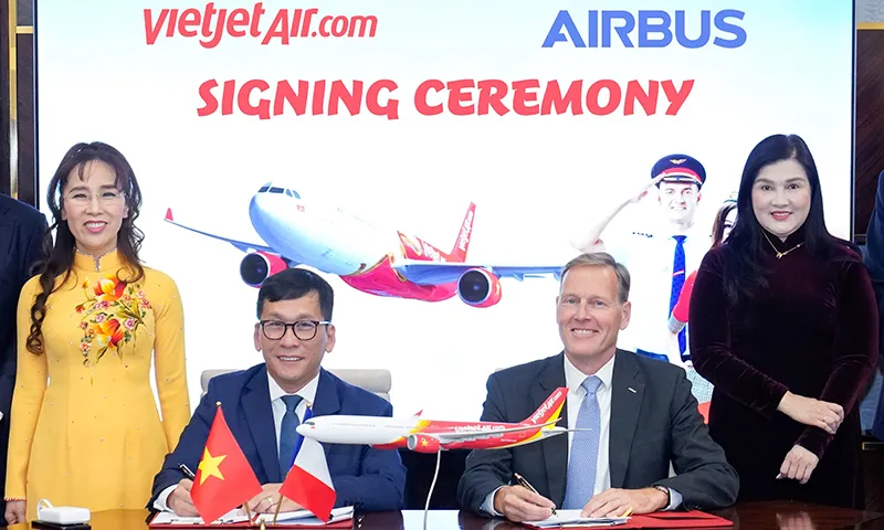 Vietjet Air đặt hàng 20 máy bay thân rộng A330neo