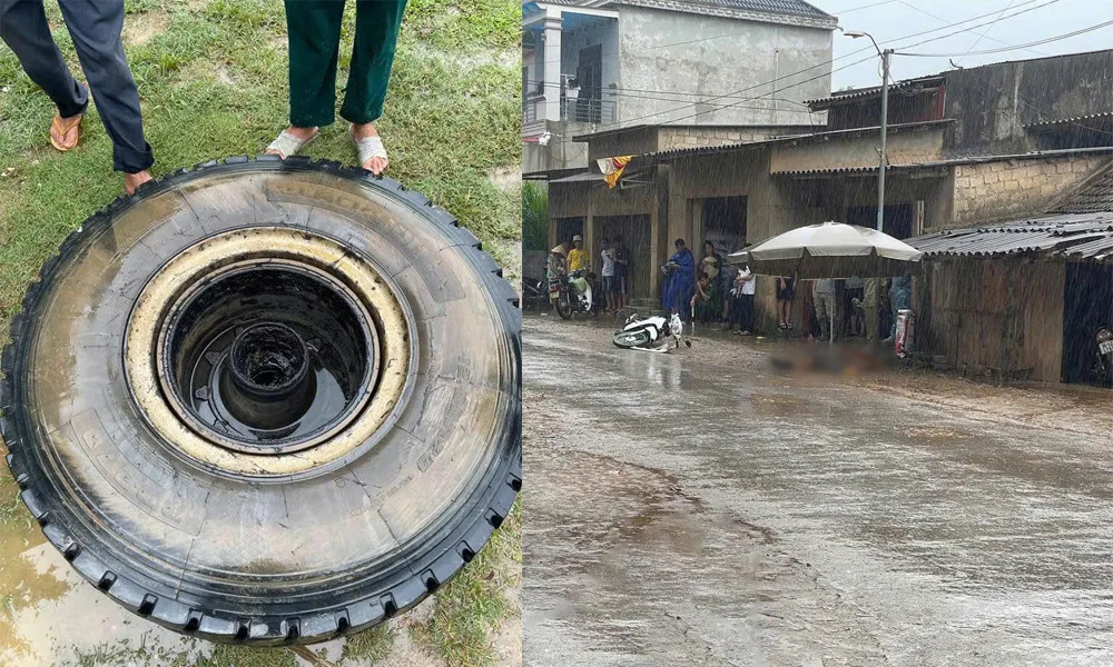 Tai nạn hy hữu tại Thanh Hóa: Bánh xe tải văng trúng người tử vong