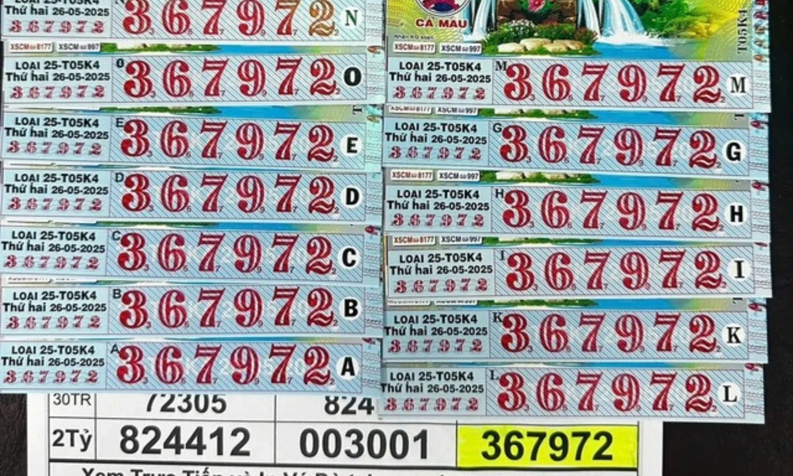 Trúng “đậm” 26 tỷ nhờ “chung thủy” với con số đặc biệt