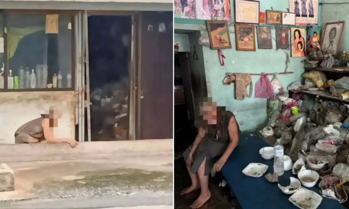 Cụ bà 76 tuổi ăn nhựa xốp vì đói giữa lòng Bangkok