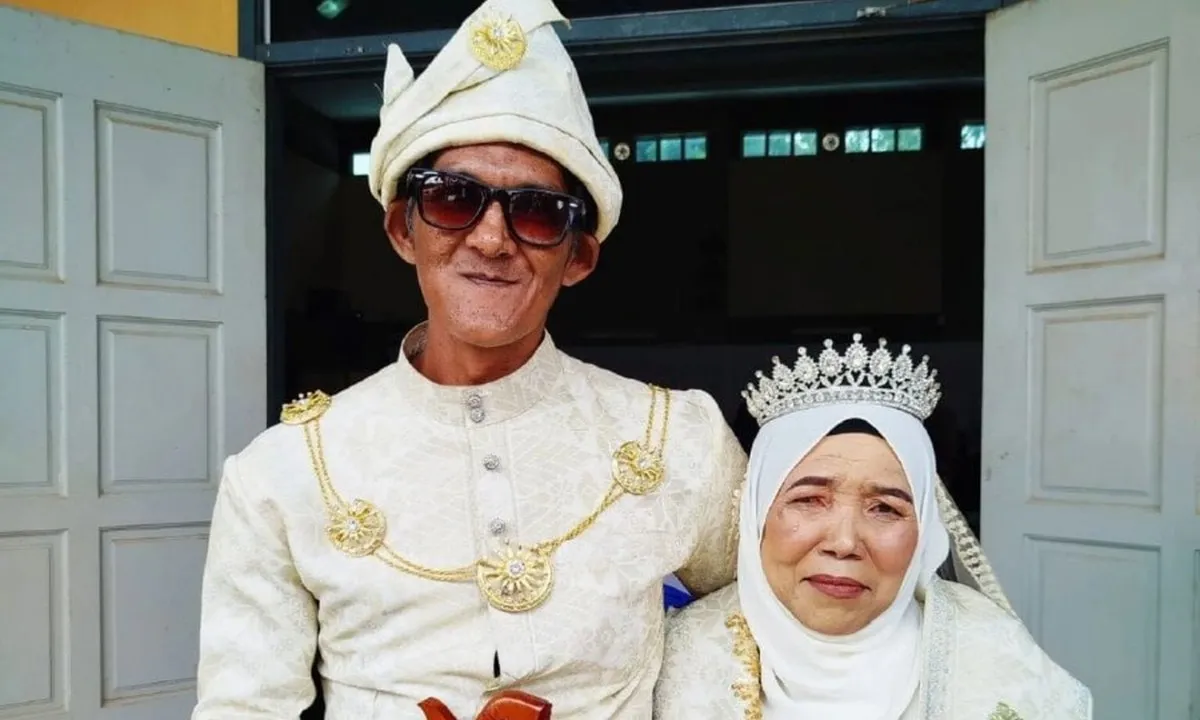 Tình yêu không tuổi: Cụ bà 70 lên xe hoa lần 3 với chồng kém 23 tuổi