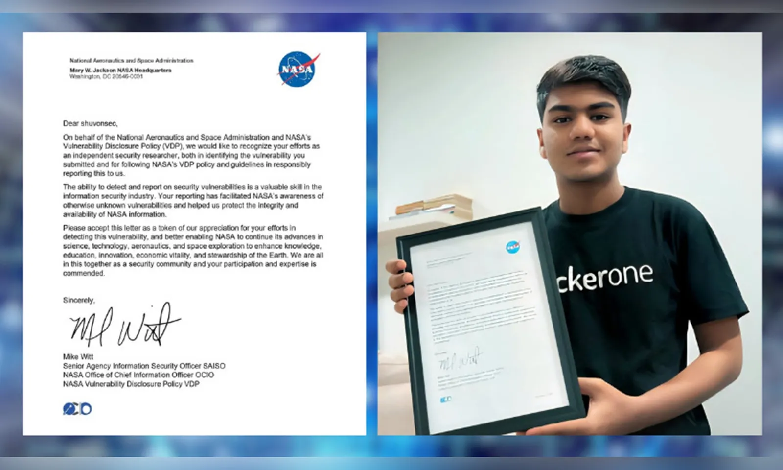 Tìm ra lỗ hổng bảo mật của NASA, chàng trai 17 tuổi được khen ngợi vì ‘hack có đạo đức’