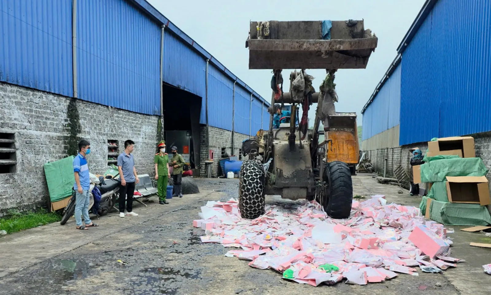 Tiêu hủy gần 2.000 con gấu bông “Baby Three” không rõ nguồn gốc chứa formaldehyde 