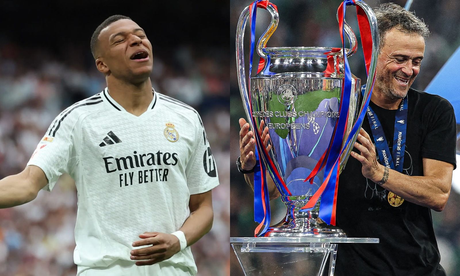 Phản ứng của Mbappe khi PSG vô địch Champions League