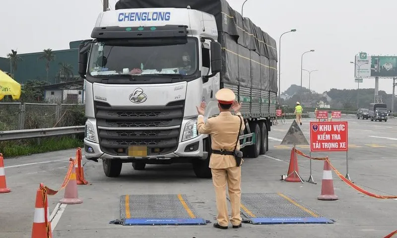 Chủ xe tải ở Quảng Ngãi bị phạt 86 triệu đồng vì nhiều vi phạm giao thông