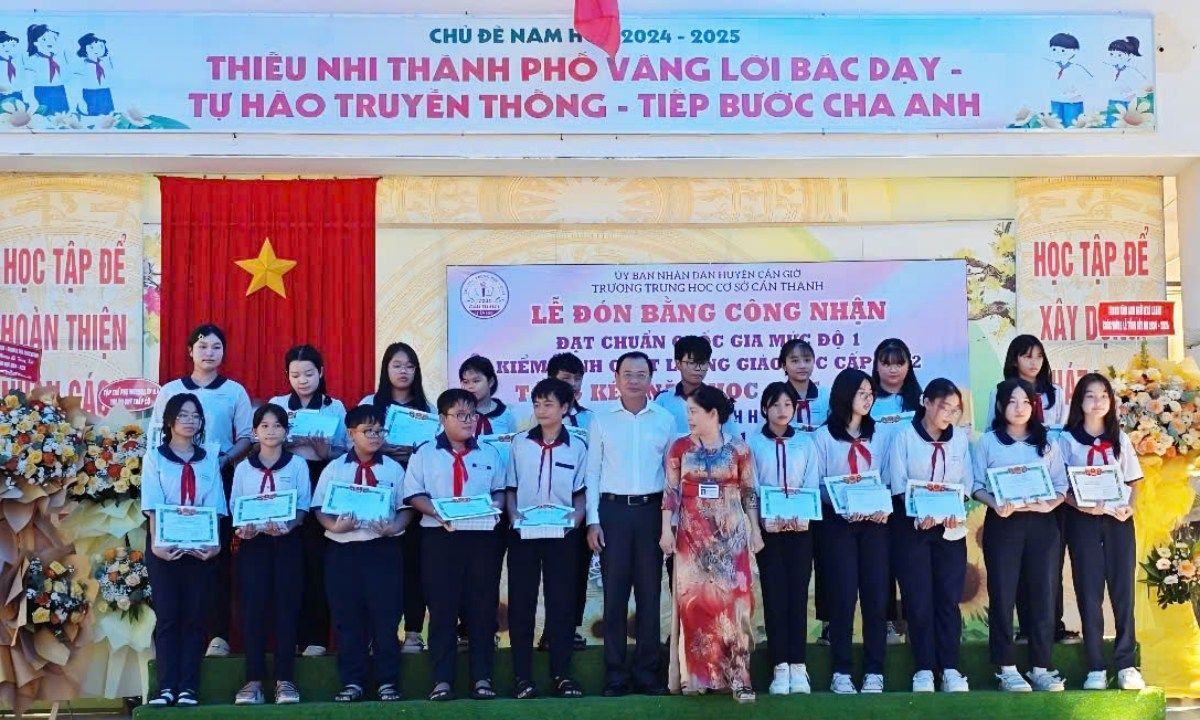 Gần 90% trường học tại Cần Giờ đạt chuẩn quốc gia