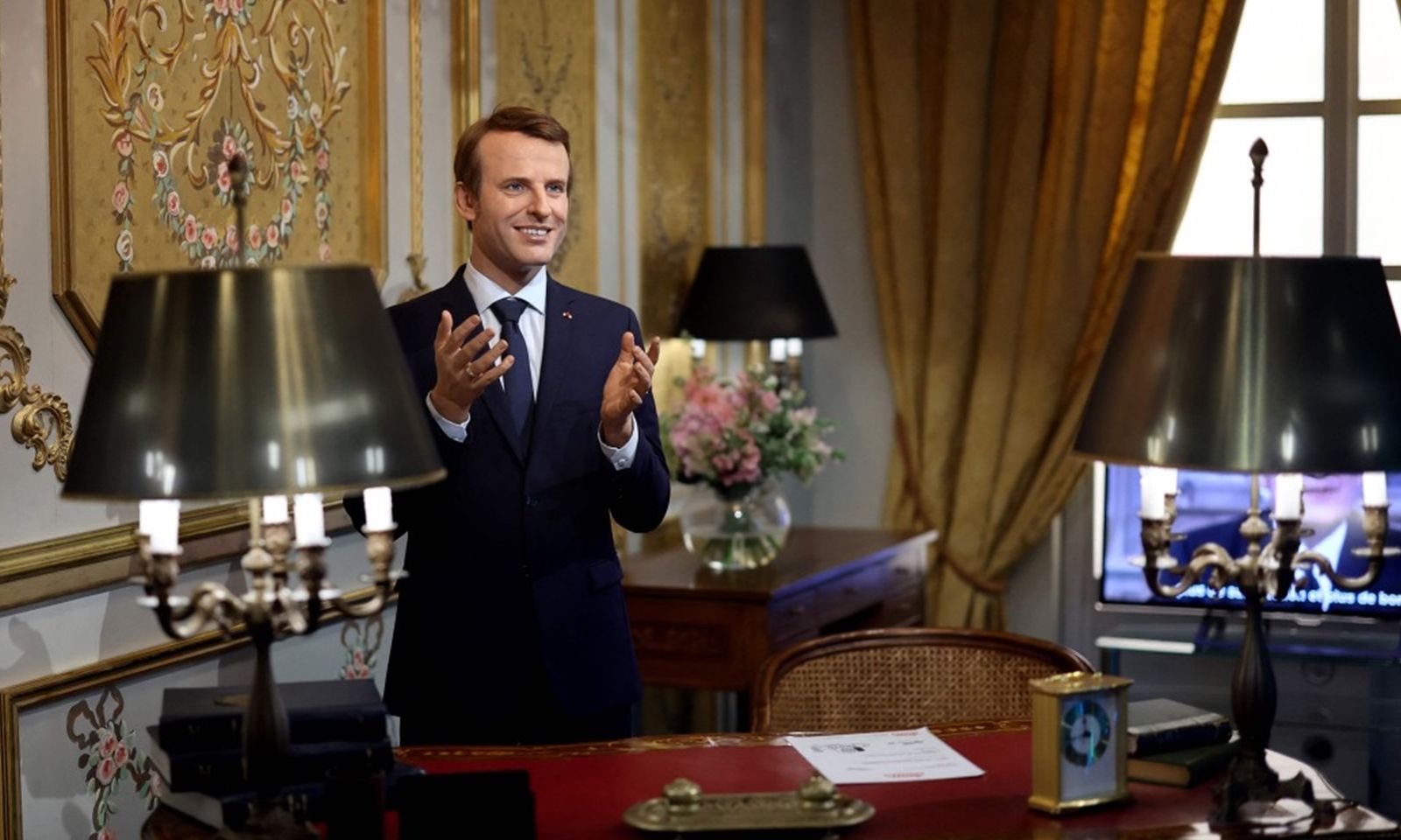 Tượng sáp của Tổng thống Emmanuel Macron bị đánh cắp khỏi bảo tàng ở Paris