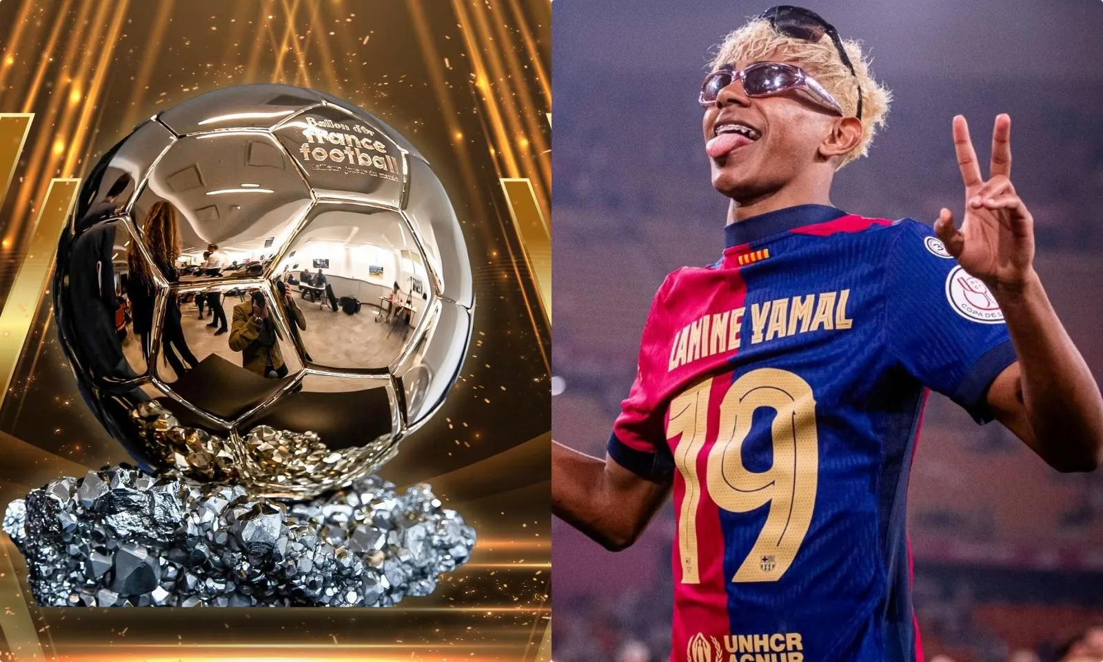 Yamal nhắc nhở tất cả cách bầu Quả bóng vàng