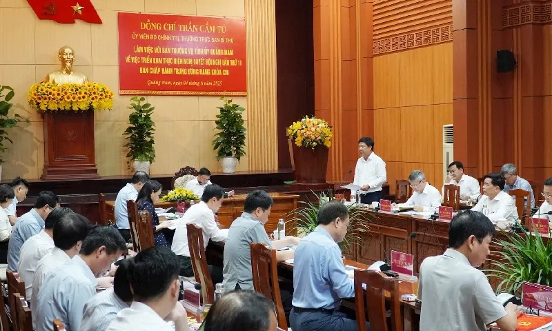 Quảng Nam tăng cường thêm cán bộ cấp tỉnh giữ các chức vụ chủ chốt ở cấp xã mới
