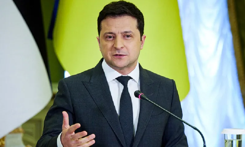 Tong thong Ukraine Volodymyr Zelensky  AP