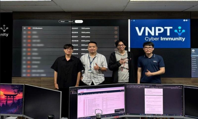 Đội Việt Nam vào top 3 tại giải đấu an ninh mạng lớn nhất thế giới