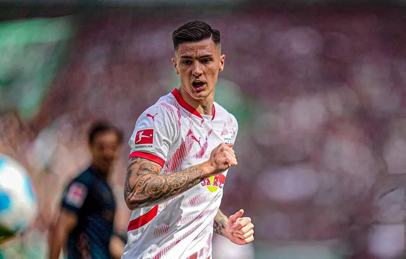 Benjamin Sesko đang được Arsenal theo đuổi. Ảnh: Internet