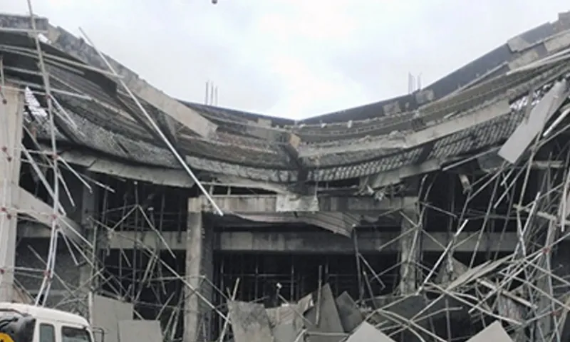 Sập giàn giáo tại khu du lịch Sơn Tiên, hai công nhân thiệt mạng