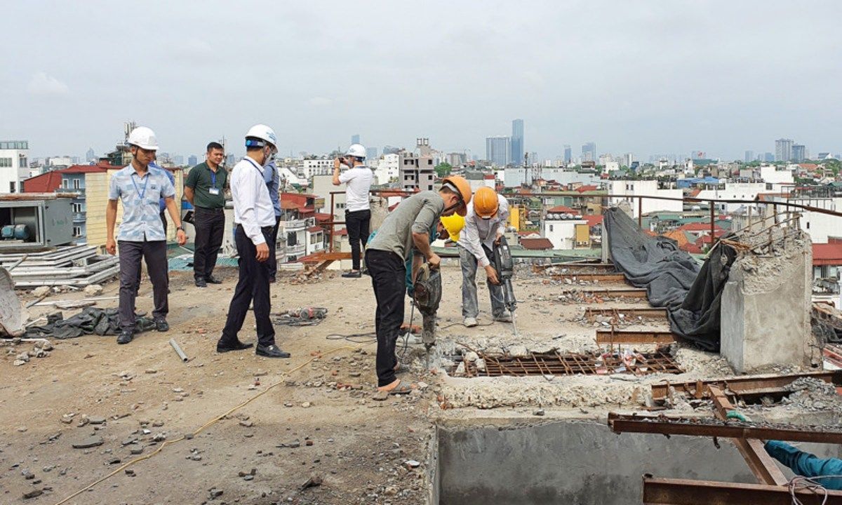 Thanh tra, kiểm tra và xử lý nghiêm vi phạm trong thi công xây dựng