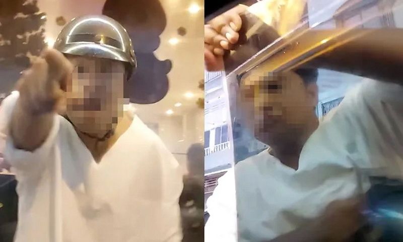 TPHCM: Công an làm việc với người đàn ông đập phá và đe dọa tài xế xe công nghệ
