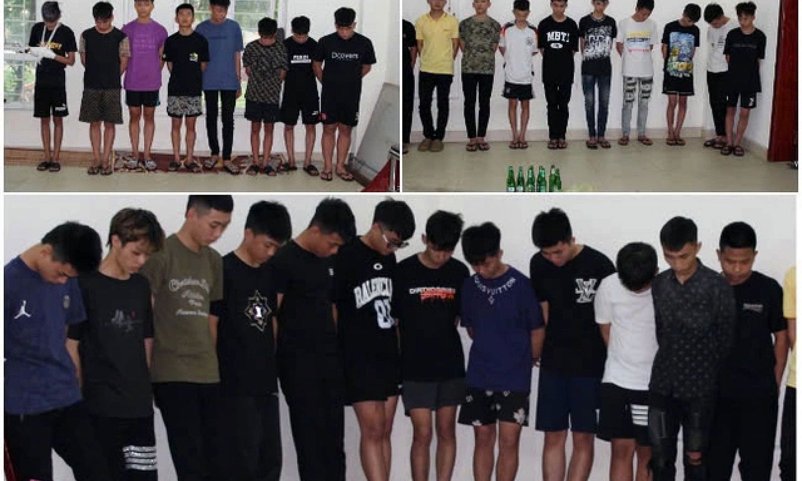 Nghệ An: Bắt hai nhóm thanh niên mang hung khí hỗn chiến trong đêm 