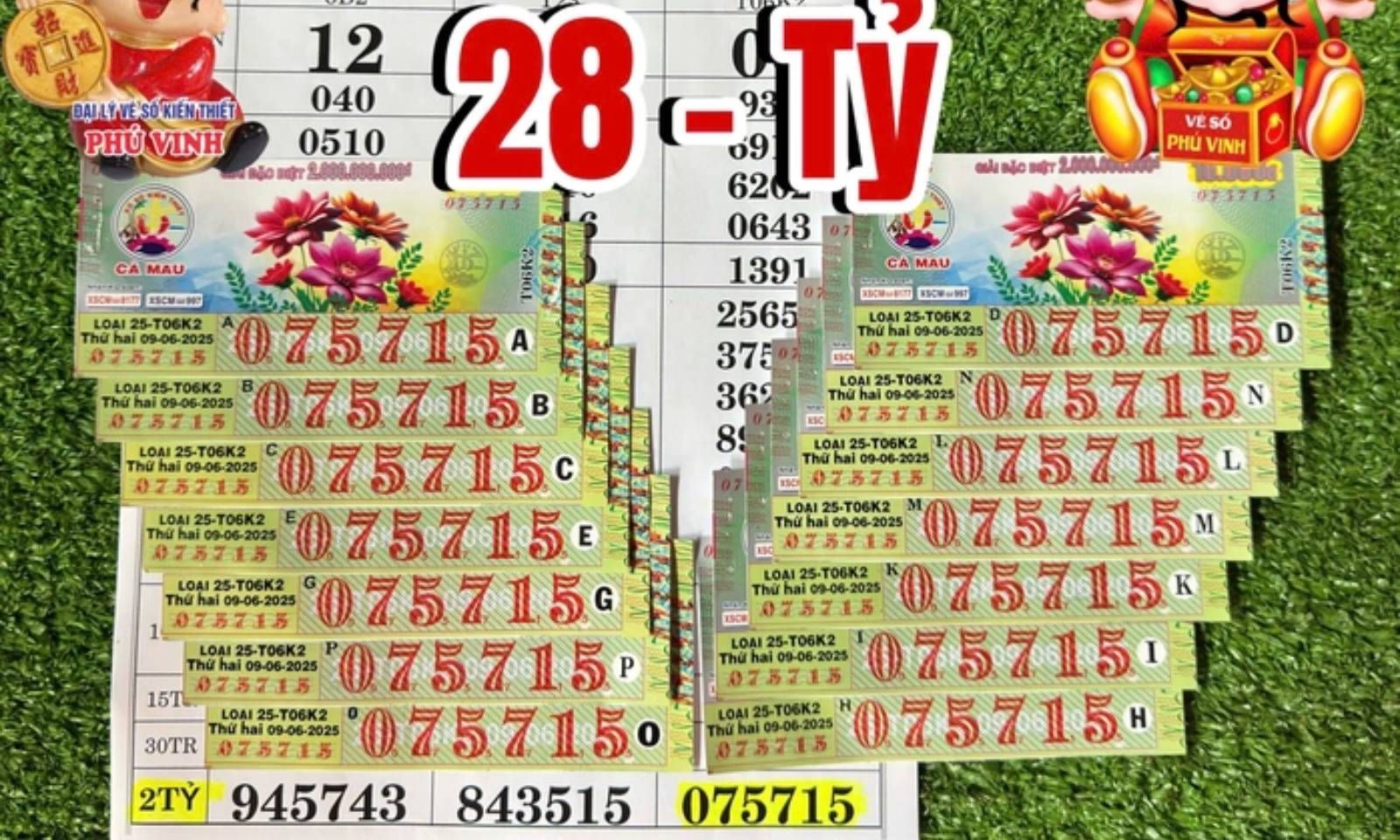 Lãnh lương mua vé số thử vận may, nam công nhân xây dựng trúng đậm 28 tỷ đồng