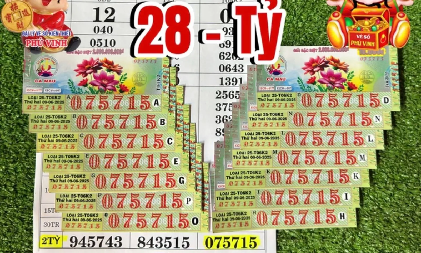 Lãnh lương mua vé số thử vận may, nam công nhân xây dựng trúng đậm 28 tỷ đồng