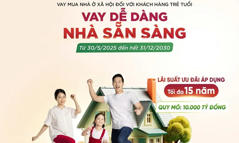 Agribank triển khai gói tín dụng ưu đãi 10.000 tỷ đồng: Mở rộng cánh cửa an cư cho người trẻ