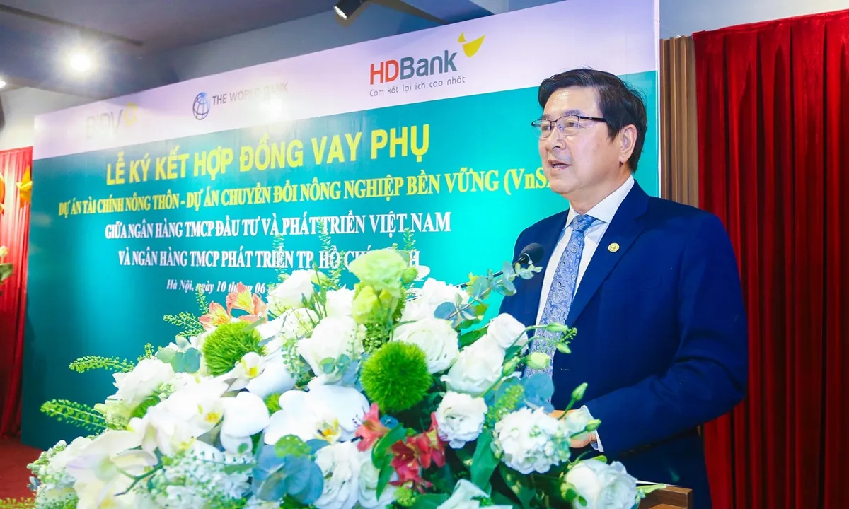 HDBank hợp tác BIDV triển khai nguồn vốn quốc tế phát triển bền vững 500 tỷ đồng