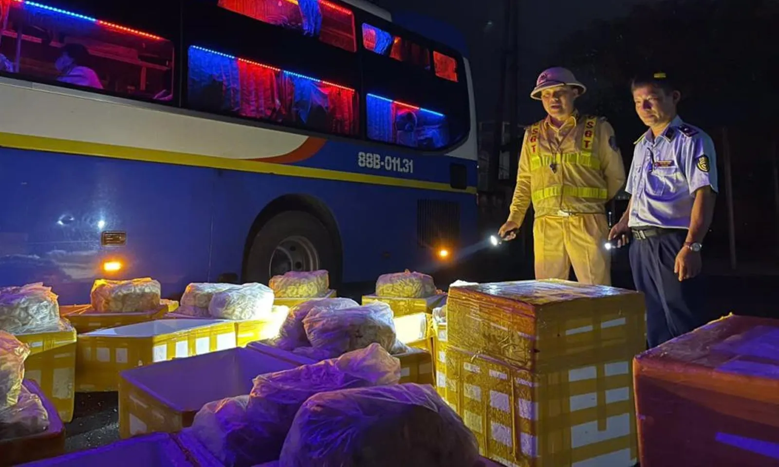 Thu giữ 240kg chả mực không rõ nguồn gốc lưu thông qua Hà Tĩnh