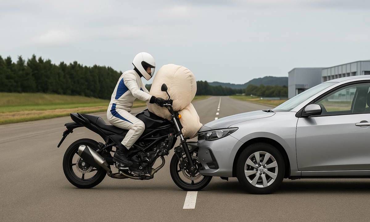Túi khí cho xe máy - Bước đột phá an toàn từ Toyoda Gosei
