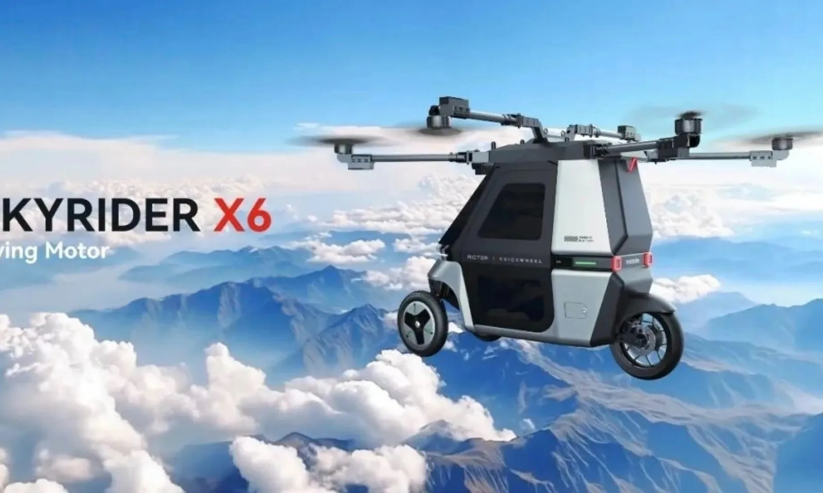 Công ty Trung Quốc giới thiệu mẫu xe - máy bay Skyrider X6