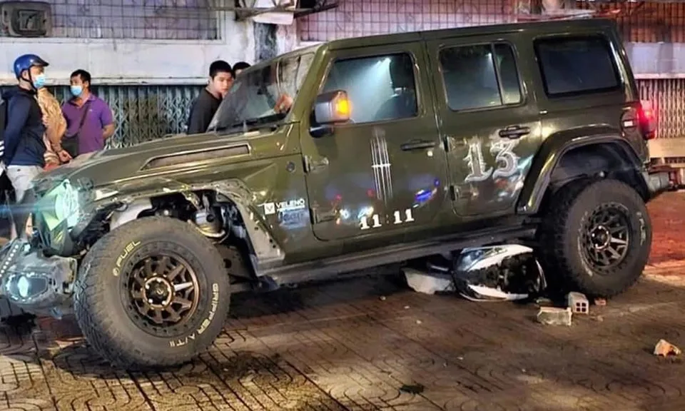 Tin thêm về vụ xe Jeep tông chết 2 người ở Bình Tân