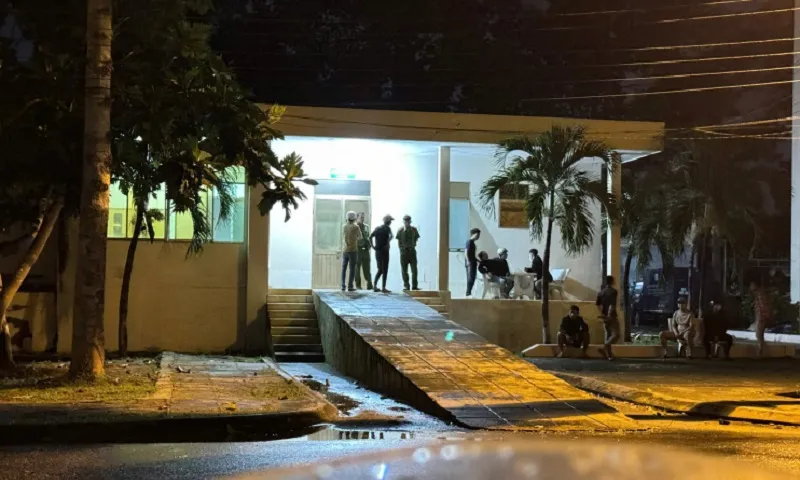 hiện trường án mạng ban đêm