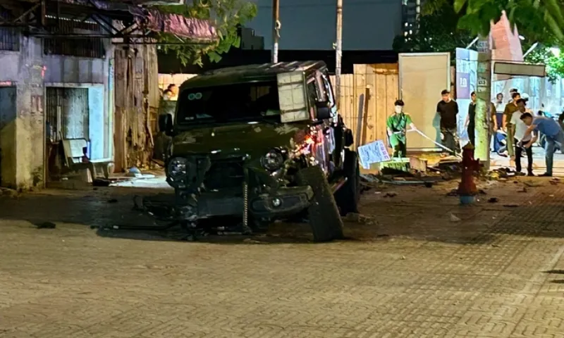 Xác định tài xế xe Jeep tông chết hai mẹ con ở Bình Tân 