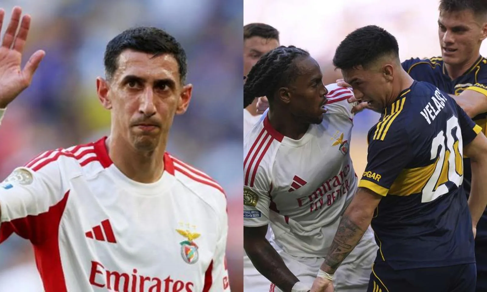 Di Maria tỏa sáng trong trận cầu 3 thẻ đỏ tại FIFA Club World Cup 2025
