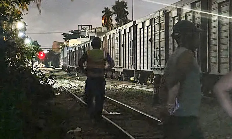 Băng qua đường sắt khi tàu đến, một phụ nữ xe lửa cán tử vong