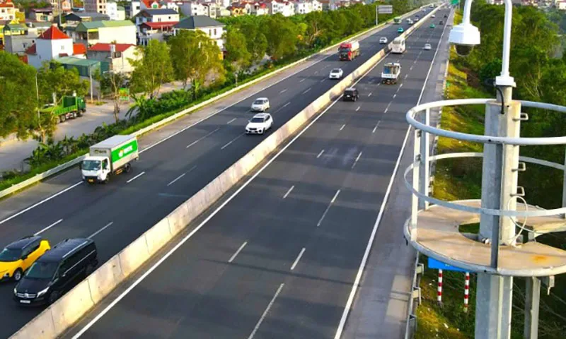 Hệ thống giao thông thông minh cao tốc Hà Nội - Hải Phòng Ảnh baoxaydung