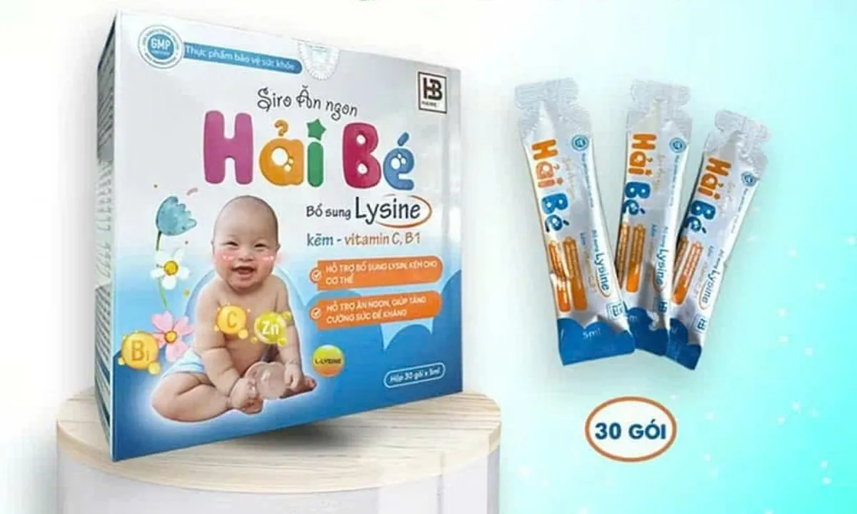 Bộ Y tế yêu cầu thu hồi “Siro ăn ngon Hải Bé”