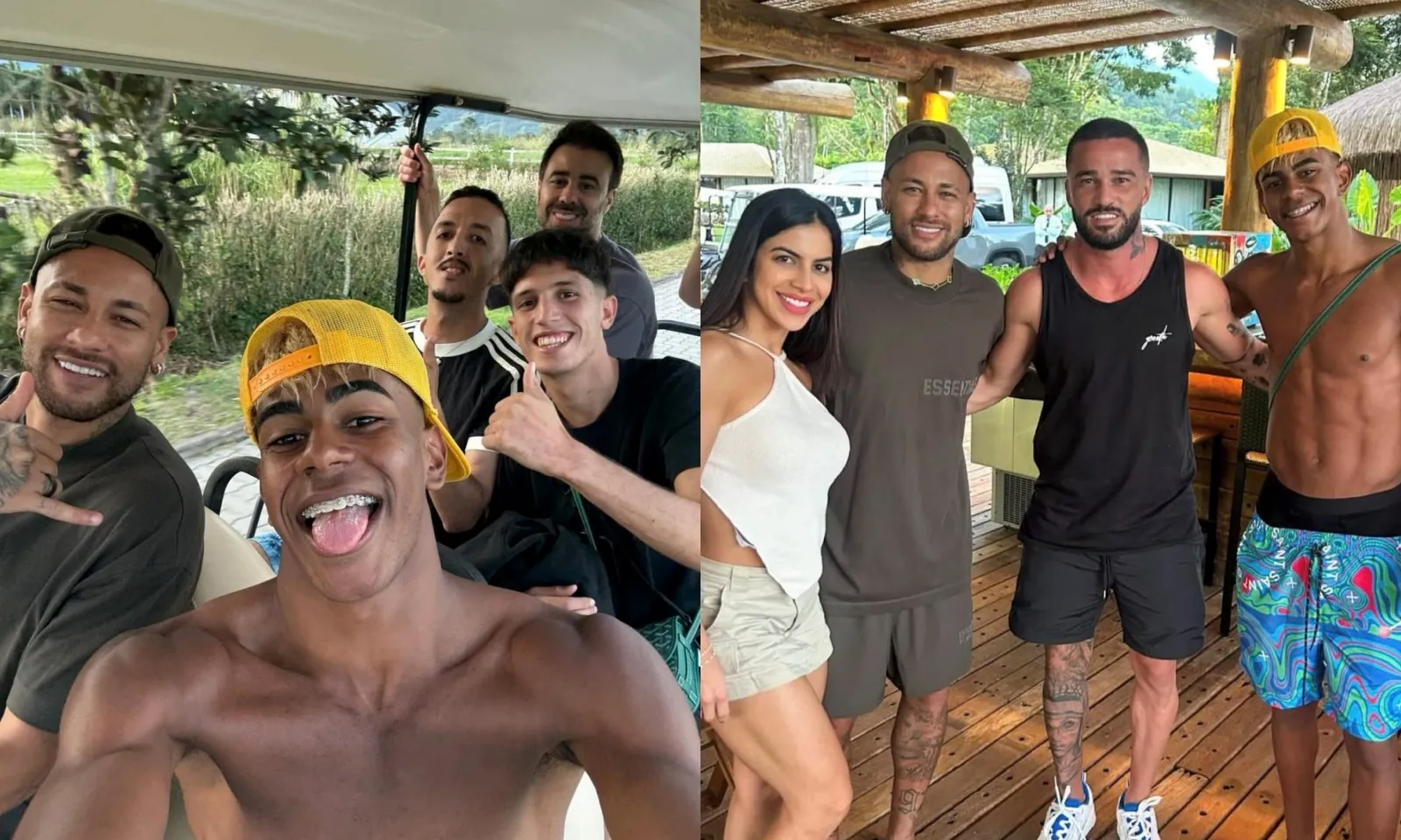 Neymar làm tài xế cho Yamal, chơi bóng cùng đàn em Barca