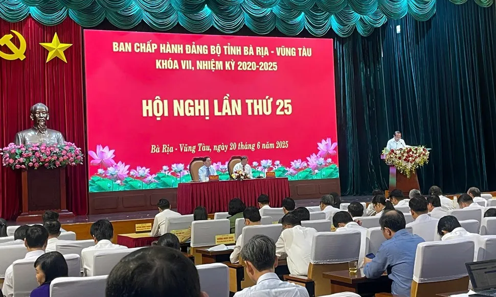 Bà Rịa – Vũng Tàu tổ chức hội nghị Ban Chấp hành lần cuối trước ngày hợp nhất vào TPHCM