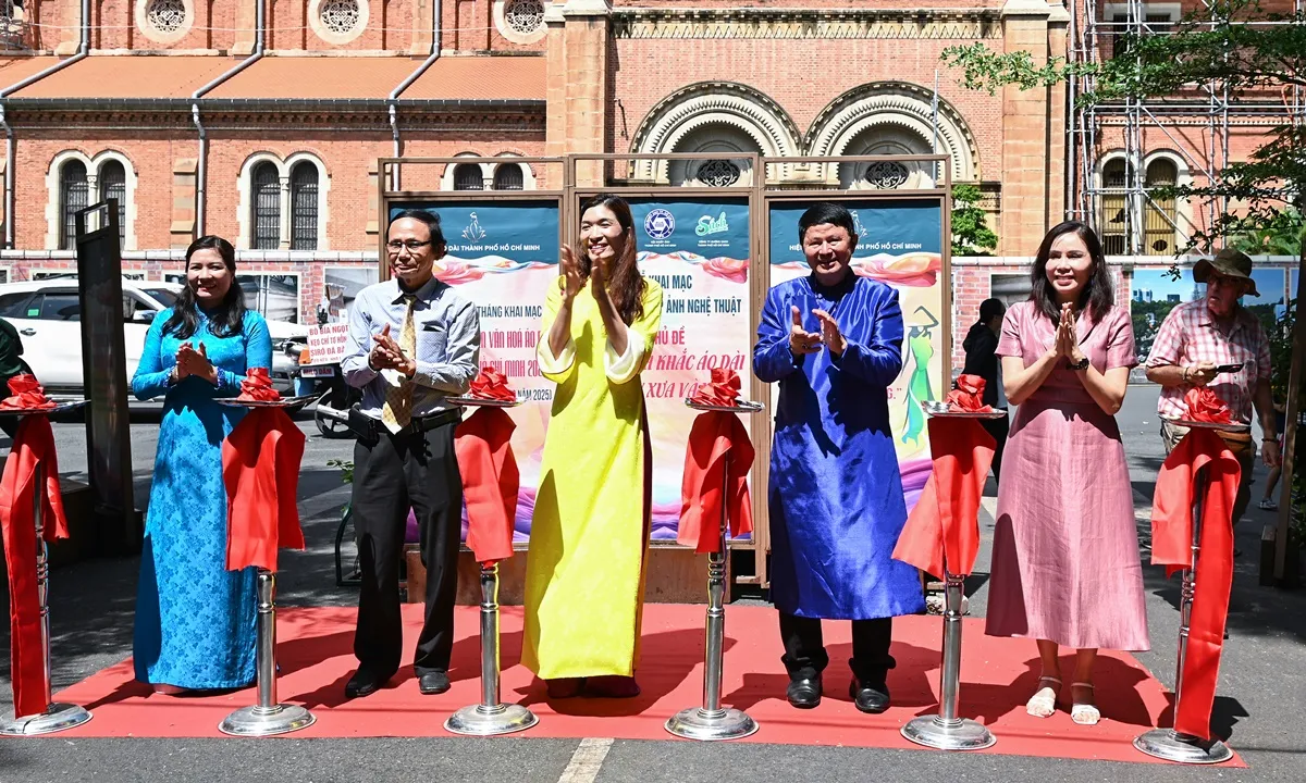 Ngày Hội áo dài TPHCM năm 2025 với chủ đề Áo Dài Tri Ân chính thức khai mạc