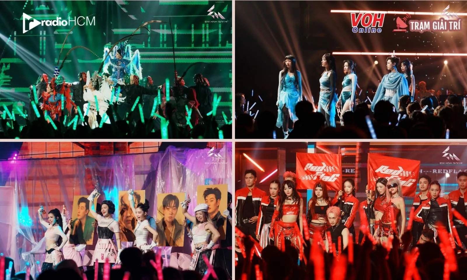 Livestage 2 Em Xinh Say Hi khai pháo với 4 màu sắc hoàn toàn khác nhau