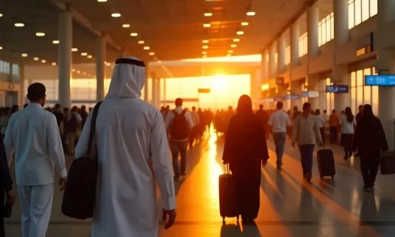 sân bay Trung Đông minh họa