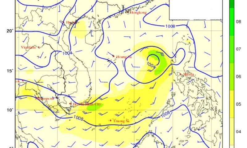 Biển Đông sắp có áp thấp nhiệt đới mới 