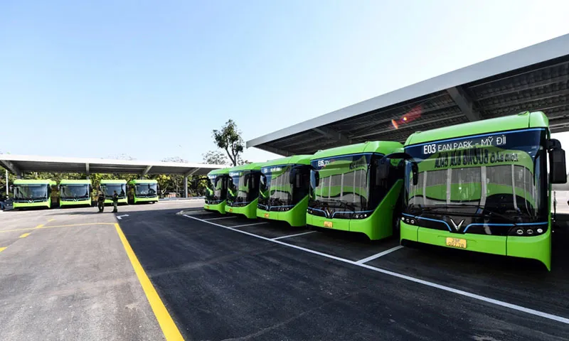 Mở tuyến xe buýt điện từ sân bay Phù Cát đến Quy Nhơn